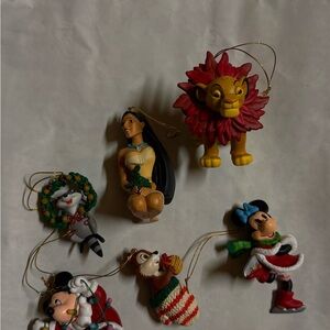 Disney Christmas Ornaments Set